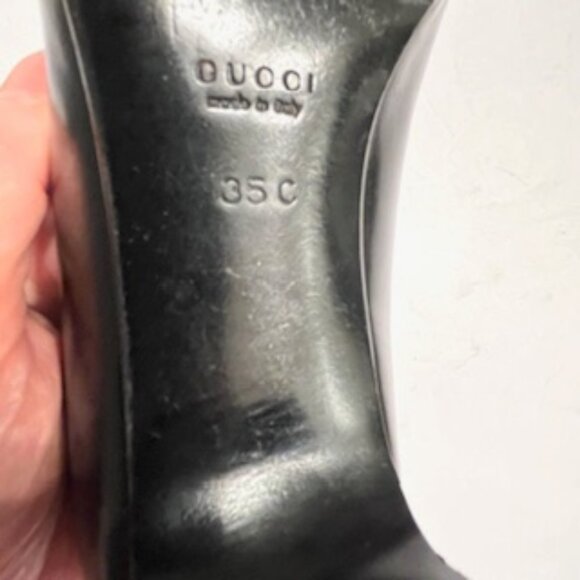Gucci Black  Pump, Size EU 35C ( Vintage ) - Picture 5 of 8